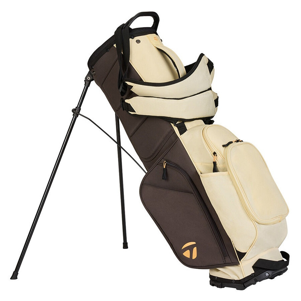 TaylorMade Golf TM25 FlexTech Stand Bag - Cream / Brown - Maple